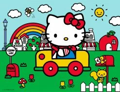 Cra-Z-Art Hello Kitty Driving Around Town 100-Piece Puzzle Characters