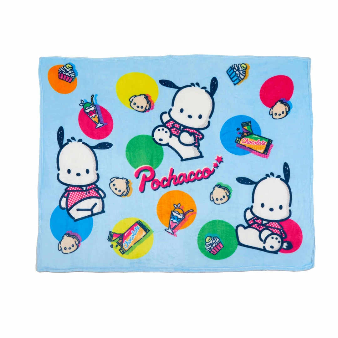 Global Original New Pochacco Fleece Blanket (Snack Time Series) 3 Global Original New Pochacco Fleece Blanket (Snack Time Series)