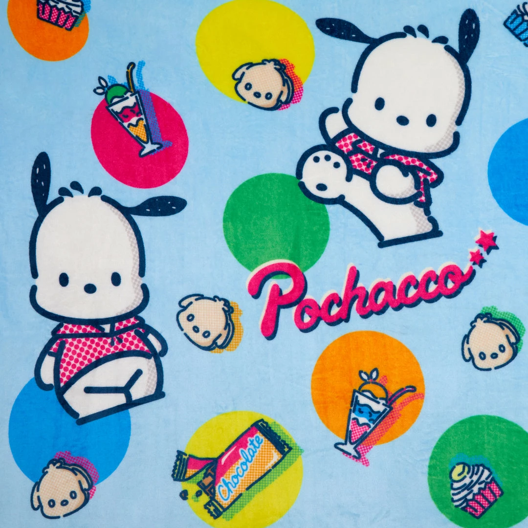 Global Original New Pochacco Fleece Blanket (Snack Time Series) 6 Global Original New Pochacco Fleece Blanket (Snack Time Series)