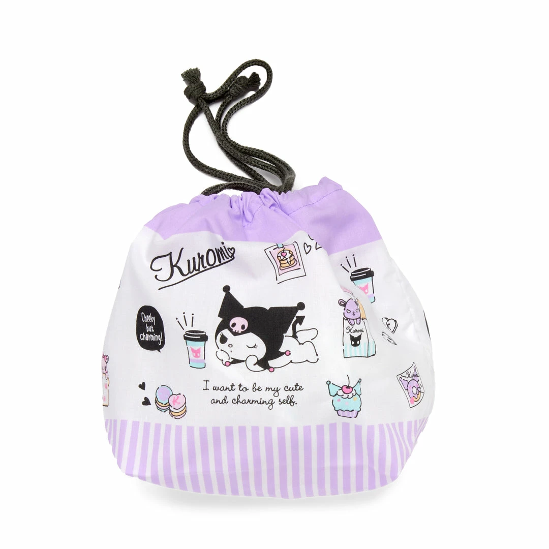Japan Original Kuromi Drawstring Lunch Bag (Sweets Series) 3 Japan Original Kuromi Drawstring Lunch Bag (Sweets Series)