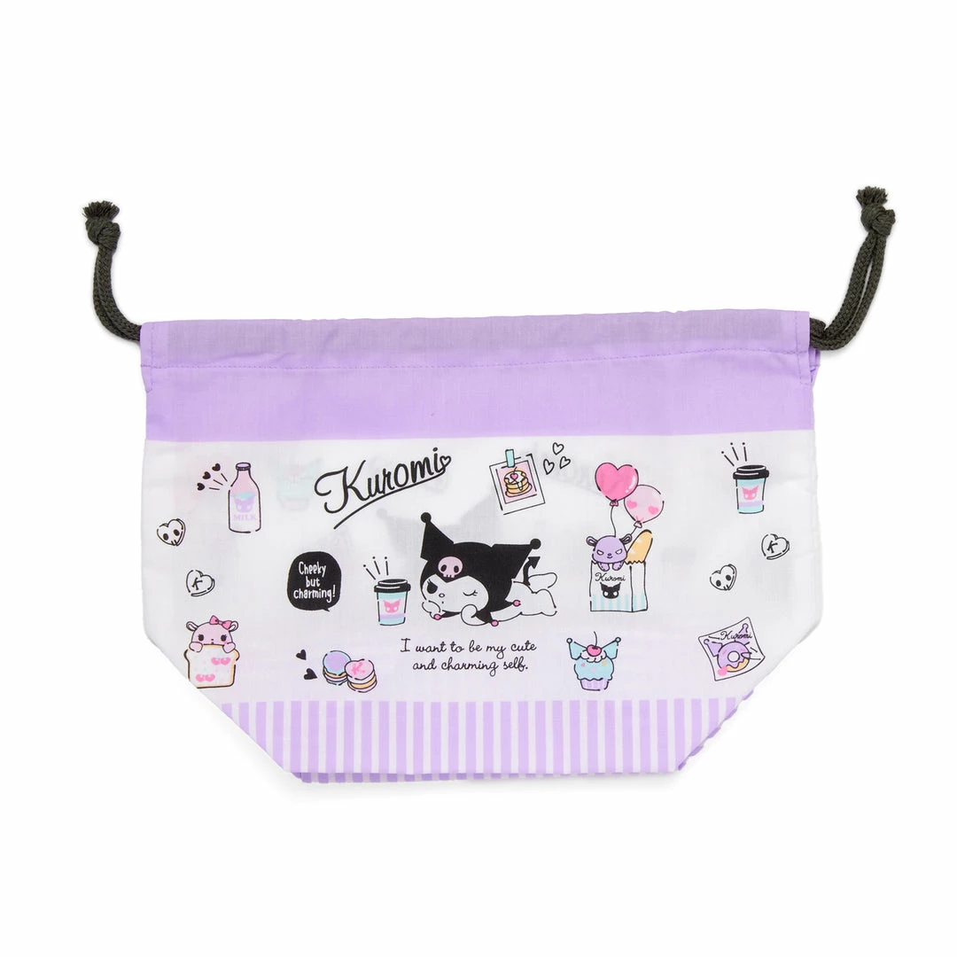 Japan Original Kuromi Drawstring Lunch Bag (Sweets Series) 4 Japan Original Kuromi Drawstring Lunch Bag (Sweets Series)