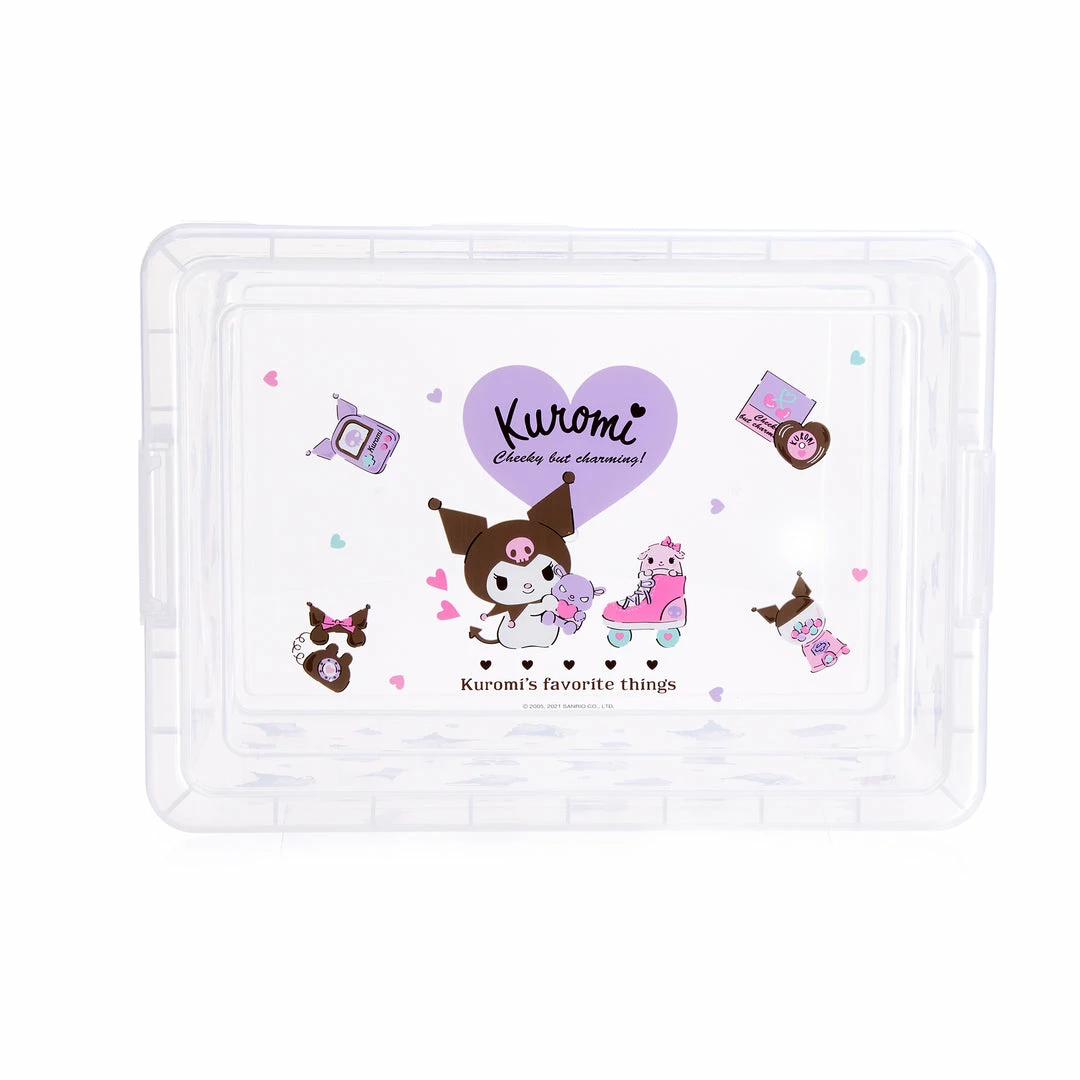 Japan Original Home Kuromi Storage Bin (L) 5 Japan Original Home Kuromi Storage Bin (L)
