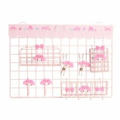 Japan Original My Melody OSHI Grid System Wire Base Home