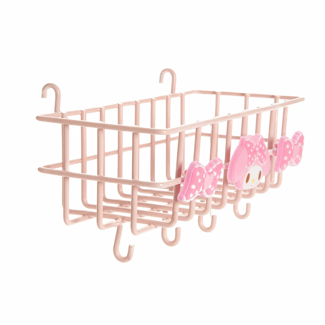 Japan Original My Melody OSHI Grid System Storage Basket Home 4 Japan Original My Melody OSHI Grid System Storage Basket Home
