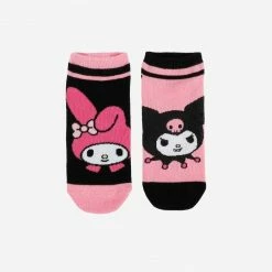 BIOWORLD My Melody & Kuromi X Dumbgood Mismatched Socks Characters