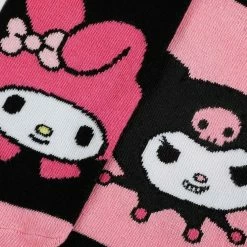 BIOWORLD My Melody & Kuromi X Dumbgood Mismatched Socks Characters