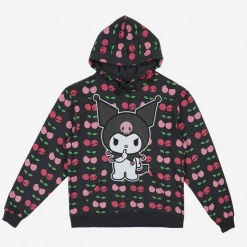 BIOWORLD Kuromi X Dumbgood Cherries Hoodie