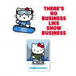 The Hundreds Is Huge Hello Kitty X The Hundreds Sticker Set