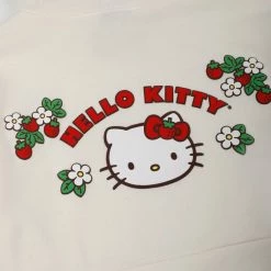 BIOWORLD Characters Hello Kitty X Dumbgood Strawberry Crop Hoodie