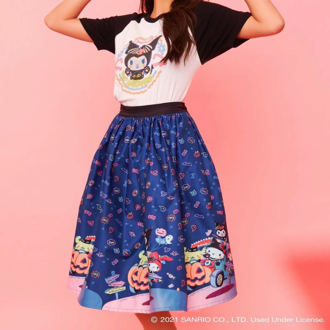 Hello Kitty X Unique Vintage Halloween Joyride Skirt Characters 4 Hello Kitty X Unique Vintage Halloween Joyride Skirt Characters