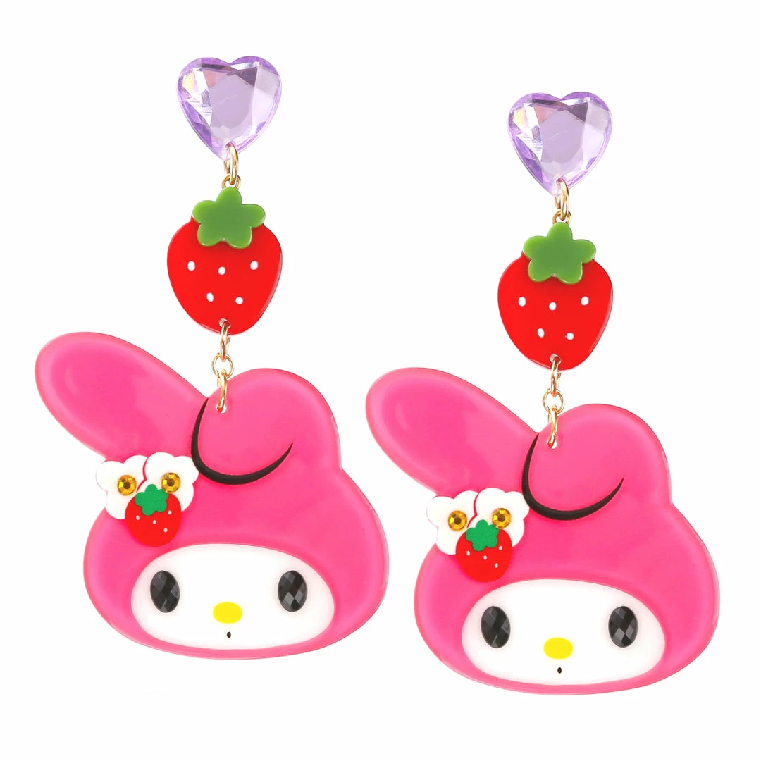 Characters My Melody Irregular Choice Picnic Earrings 3 Characters My Melody Irregular Choice Picnic Earrings