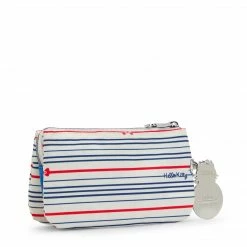 Kipling Retail, LLC Hello Kitty X Kipling Classic Stripes Zipper Pouch