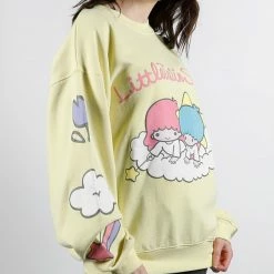 BIOWORLD LittleTwinStars X Dumbgood Crewneck Sweatshirt