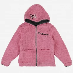 BIOWORLD Kuromi & My Melody X Dumbgood Reversible Sherpa Zip Hoodie