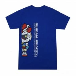 BIOWORLD Hello Kitty X Gundam E.F.S.F. Logo Tee