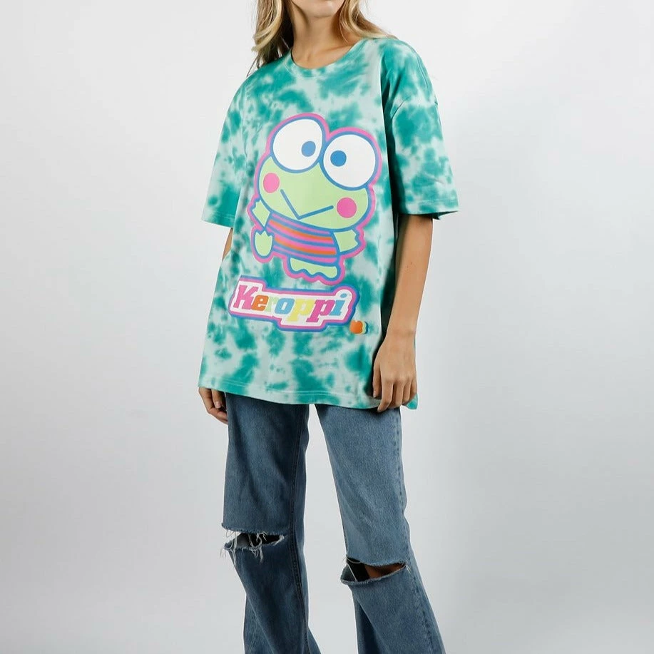 BIOWORLD Keroppi X Dumbgood Tie-dye Tee 5 BIOWORLD Keroppi X Dumbgood Tie-dye Tee