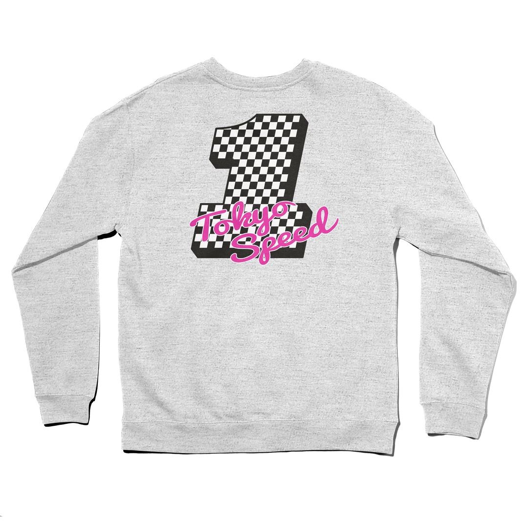 Girl Skateboards Hello Kitty X GIRL Tokyo Speed #1 Sweatshirt (Silver Ash) Characters 3 Girl Skateboards Hello Kitty X GIRL Tokyo Speed #1 Sweatshirt (Silver Ash) Characters