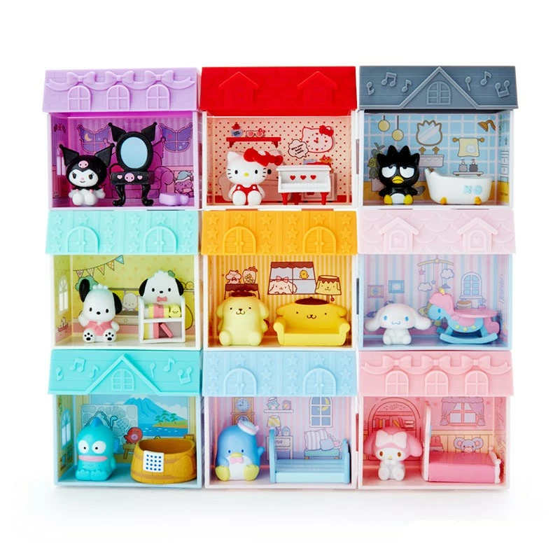 Japan Original Characters Hello Kitty Mini House Figurine 7 Japan Original Characters Hello Kitty Mini House Figurine