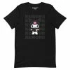 Printful Characters Kuromi Watashi Wa T-Shirt Black 2 Printful Characters Kuromi Watashi Wa T-Shirt Black