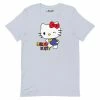 Printful Hello Kitty Primary Logo T-Shirt Light Blue