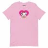 Printful Spottie Dottie Pink Heart T-Shirt Characters