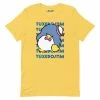 Printful Characters Tuxedosam Watashi Wa T-Shirt Yellow 1 Printful Characters Tuxedosam Watashi Wa T-Shirt Yellow