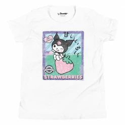 Printful Youth Kuromi Strawberry Picking Strawberries Farm T-Shirt Characters
